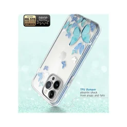i-Blason Cosmo Bluefly Case for iPhone 14 Pro Max (iPhone2022Pro-6.7-Cosmo-SP-Bluefly)