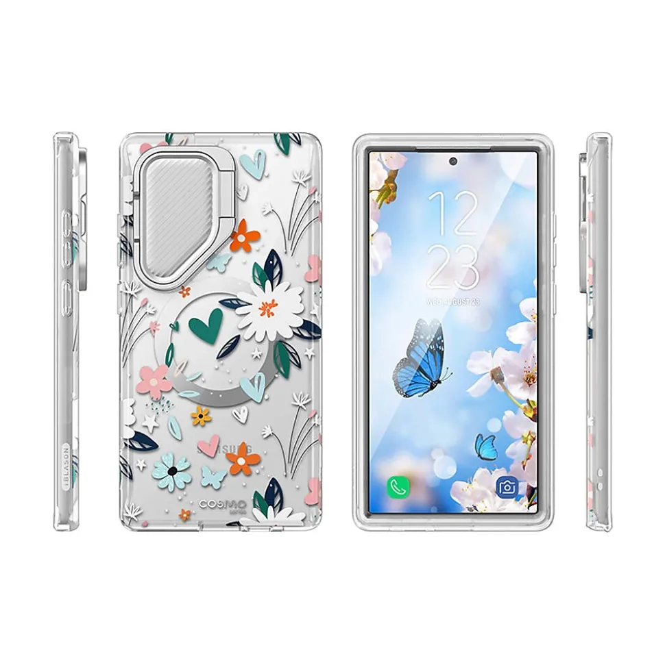 i-Blason Cosmo Clear Paint MagSafe Case for Samsung Galaxy S24 Ultra, Shock-Absorbing