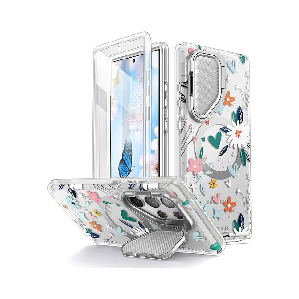 i-Blason Cosmo Clear Paint MagSafe Case for Samsung Galaxy S24 Ultra, Shock-Absorbing