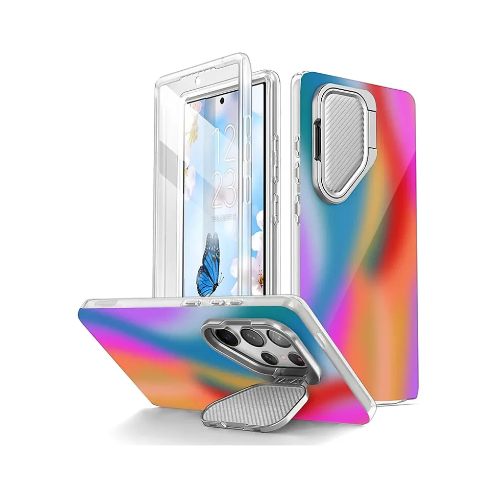 i-Blason Cosmo Colorful Multicolor Blur MagSafe Case for Samsung Galaxy S24 Ultra, Shock-Absorbing