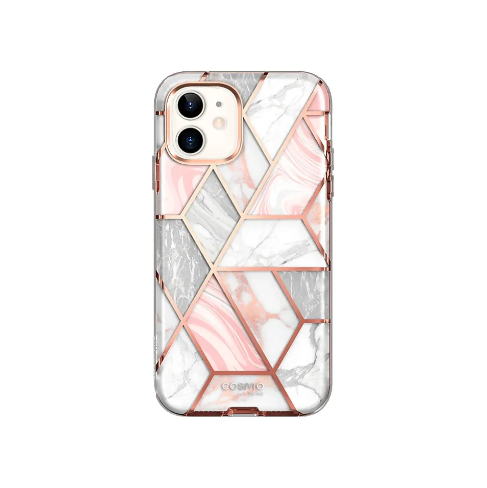i-Blason Cosmo MagSafe Rugged Case for iPhone 12 mini, Marble Pink (iPhone2020-5.4-Cosmo-SP-Marble)