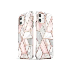 i-Blason Cosmo MagSafe Rugged Case for iPhone 12 mini, Marble Pink (iPhone2020-5.4-Cosmo-SP-Marble)