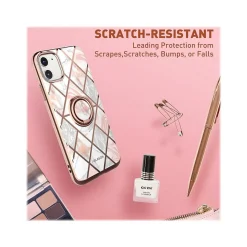 i-Blason Cosmo Marble Pink Snap Case for iPhone 12 mini (iPhone2020-5.4-CosSnap-Marble)