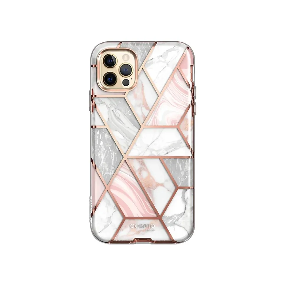 i-Blason Cosmo Marble Pink Snap Case for iPhone 13 Pro Max (iPhone2021-6.7-Cosmo-SP-Marble)
