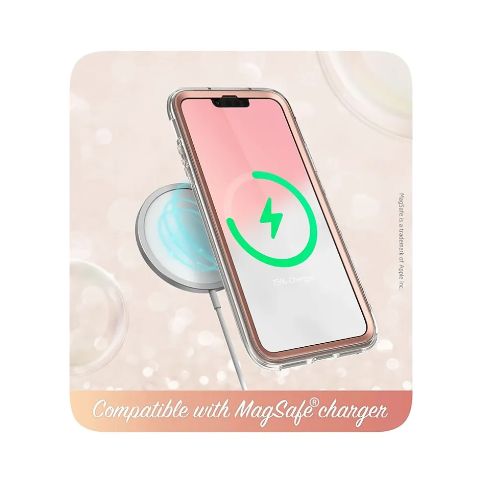 i-Blason Cosmo Marble Pink Snap Case for iPhone 13 Pro Max (iPhone2021-6.7-Cosmo-SP-Marble)