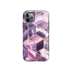 i-Blason Cosmo Marble Purple Case for iPhone 14 Pro Max (iPhone2022Pro-6.7-Cosmo-SP-Ameth)