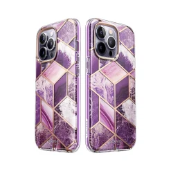 i-Blason Cosmo Marble Purple Case for iPhone 14 Pro Max (iPhone2022Pro-6.7-Cosmo-SP-Ameth)