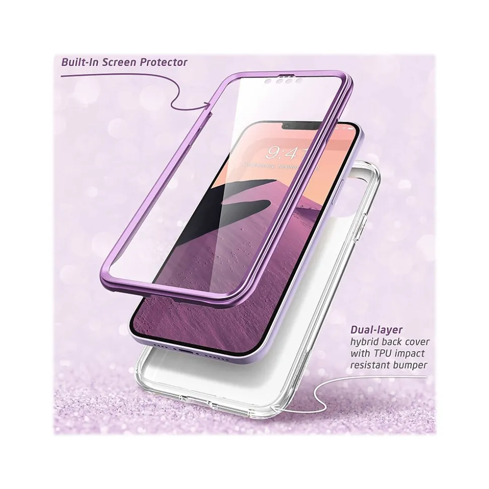 i-Blason Cosmo Marble Purple Case for iPhone 14 Plus (iPhone2022-6.7-Cosmo-SP-Ameth)