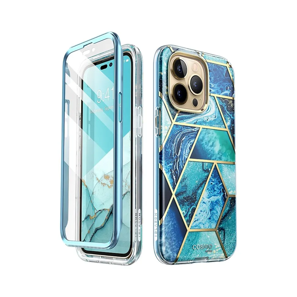 i-Blason Cosmo Ocean Blue Case for iPhone 14 Pro Max (iPhone2022Pro-6.7-Cosmo-SP-Ocean)