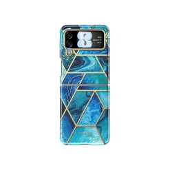i-Blason Cosmo Ocean Blue Snap Case for Samsung Galaxy Z Flip4 (Galaxy2022-ZFlip4-5G-Cosmo-Ocean)