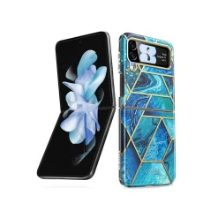 i-Blason Cosmo Ocean Blue Snap Case for Samsung Galaxy Z Flip4 (Galaxy2022-ZFlip4-5G-Cosmo-Ocean)