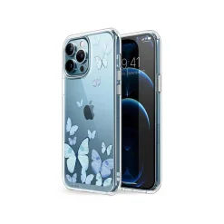 i-Blason Halo Butterfly Blue Snap Case for iPhone 13 Pro Max (iPhone2021-6.7-Halo-F)