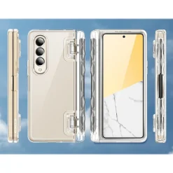 i-Blason Halo Clear Snap Case for Samsung Galaxy Z Fold4 (Galaxy2022-ZFold4-5G-Cosmo-Pen-SP-Clear)