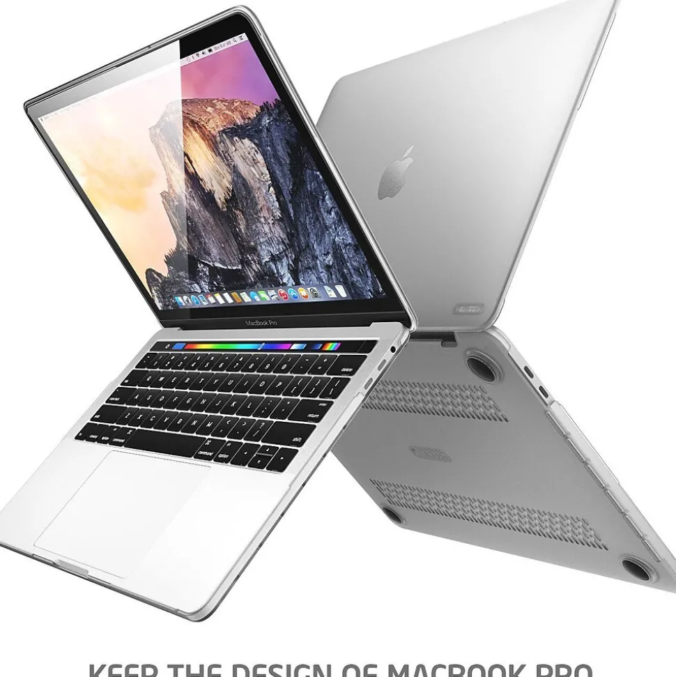 i-Blason Halo Series Hard Shell Protective Case for Macbook Pro 15-Inch (2016), Frost/Clear (MBPRO15-16H-CL)