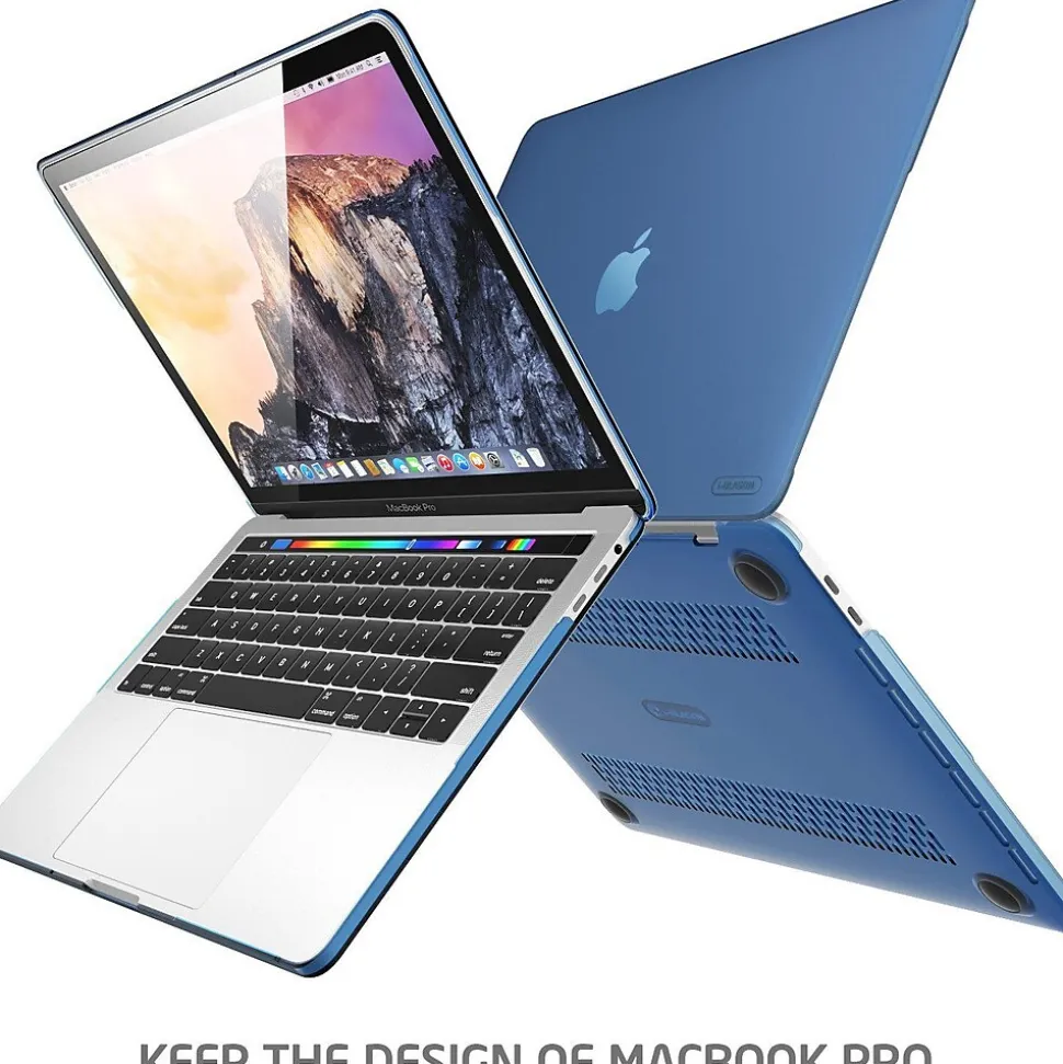 i-Blason Halo Series Hard Shell Protective Case for Macbook Pro 15-Inch (2016), Blue (MBPRO15-16H-BL)