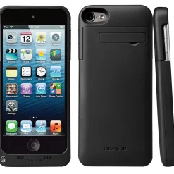 i-Blason PowerGlider 8-Pin Lightning Rechargeable Battery Case for Apple iPod Touch 5th Generation, Black