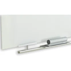 ICEBERG Clarity Glass Dry-Erase Whiteboard, 5' x 3' (31150)