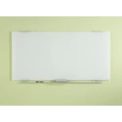 ICEBERG Clarity Glass Dry-Erase Whiteboard, 6' x 3' (31160)