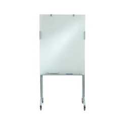 ICEBERG Clarity Mobile Presentation Display Easel, Silver Steel (31100)