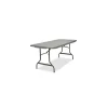 Iceberg IndestrucTable Commercial Folding Table, Rectangular, 72" x 30" x 29", Charcoal Top (ICE65527)