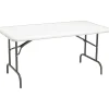 Iceberg IndestrucTable TOO™ 1200 Series Rectangular Folding Table, Platinum, 29"H x 60"W x 30"D