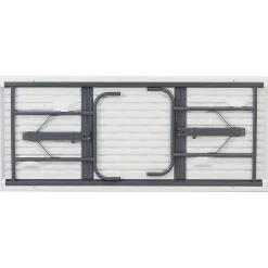 ICEBERG IndestrucTable TOO 600S Folding Table, 72" x 30", Platinum (65323)