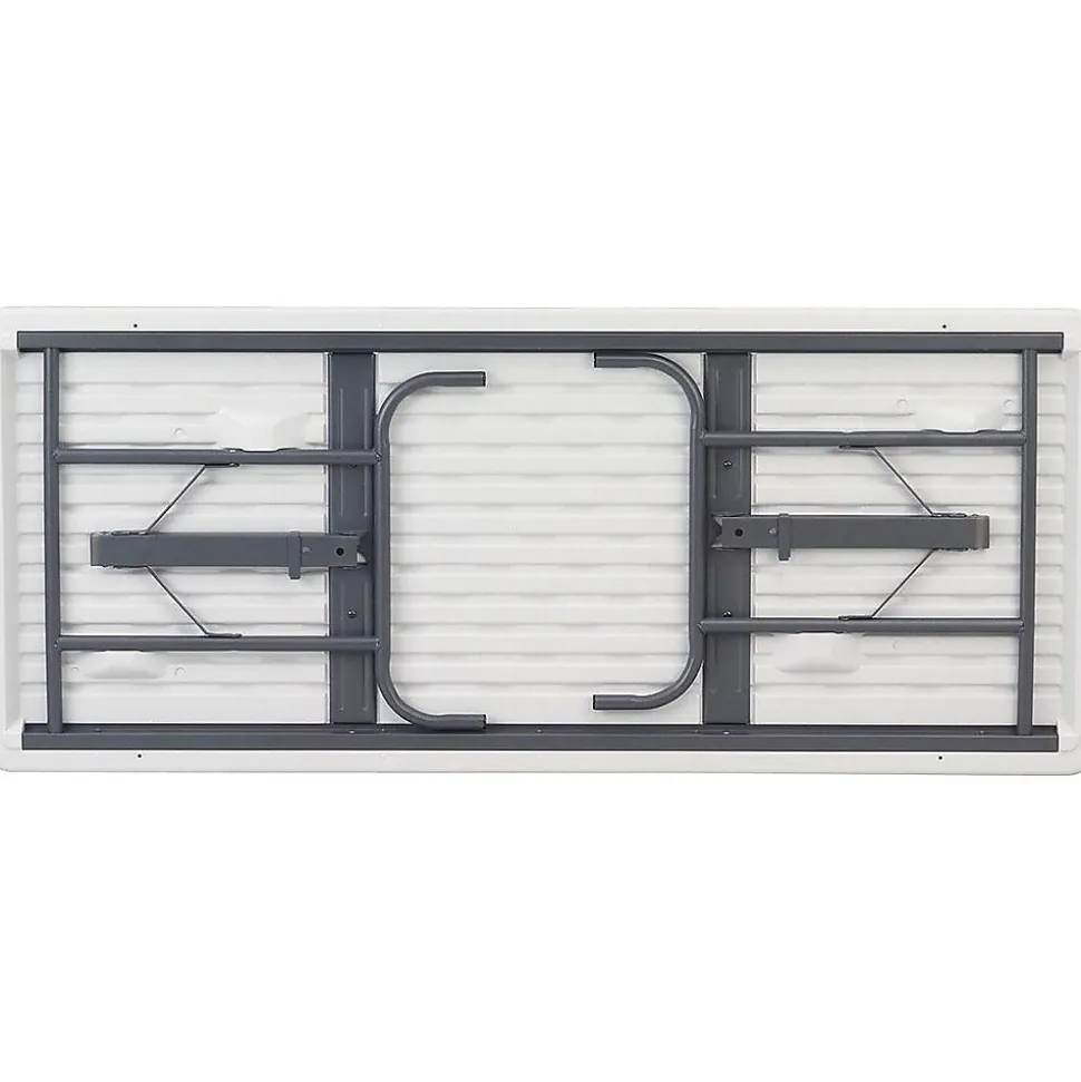 ICEBERG IndestrucTable TOO 600S Folding Table, 96" x 30", Platinum (65333)