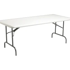 Iceberg® IndestrucTables TOO™ 1200 Series Folding Table, 96x30", Platinum