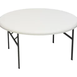 Iceberg® IndestrucTables TOO™ 1200 Series Folding Table, 60" Round, Platinum