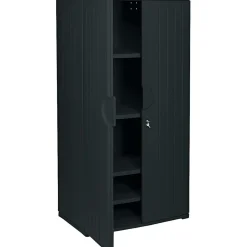 Iceberg® Officeworks® Polyethylene Storage Cabinet, Non-Assembled, 72Hx36Wx22D