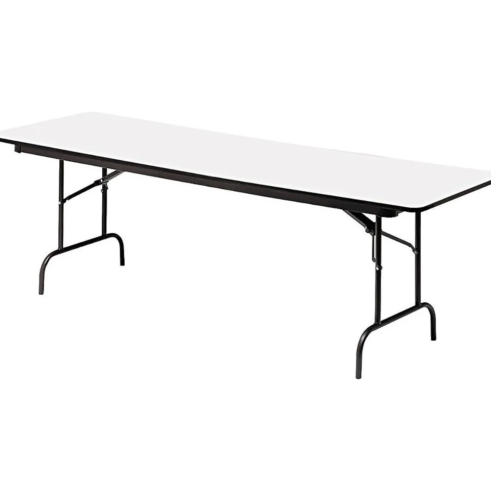 ICEBERG Premium Folding Table, 72" x 30", Gray (55227)