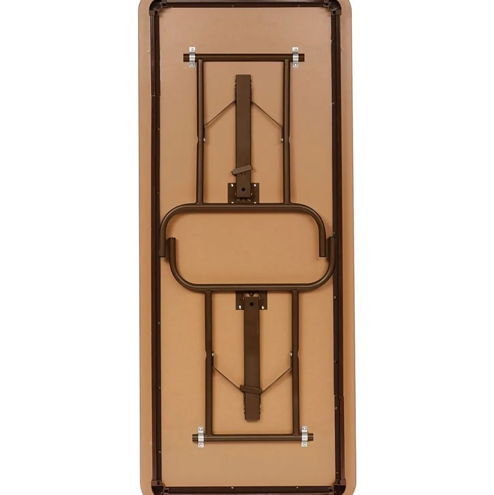 Iceberg® Premium Wood Laminate Folding Tables, 96x30", Gray