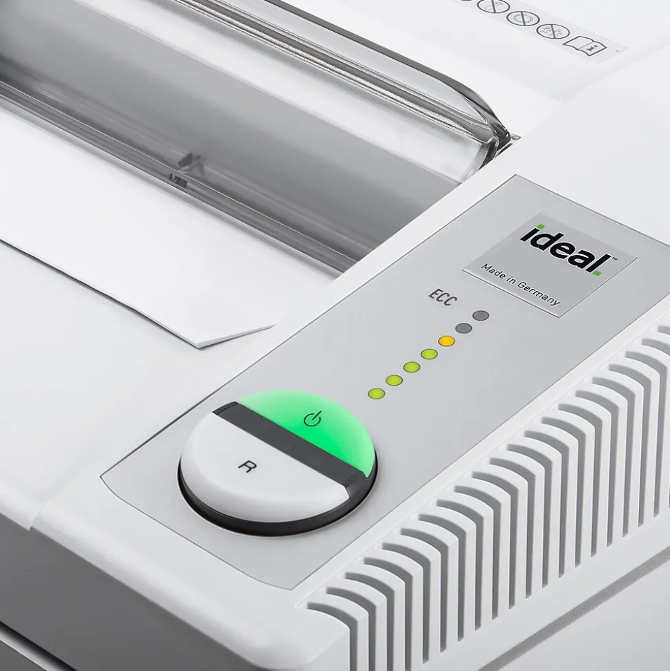IDEAL 2604 P-4 Security 18 Sheet Cross Cut Multi-Media Commercial Shredder (IDEDSH0362OH)