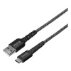 iHome 6' USB Type-C to USB Type-A Power Cable, Male to Male, Black (2IHCC1025B6L2)