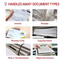 imageFORMULA R40 Receipt Edition USB Duplex Document Scanner, White (4229C009)