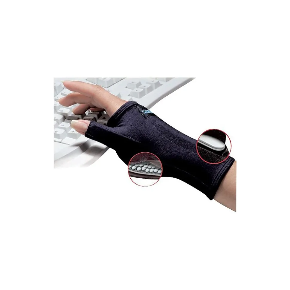 IMAK SmartGlove with Thumb Support, Small, Black (A20161)