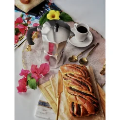 Imusa 6-Cups Coffee Percolator, Silver (B12043V)