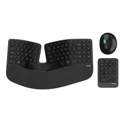 Incase Sculpt Wireless Ergonomic Keyboard and Laser Mouse Combo, Black (L5V-00001)