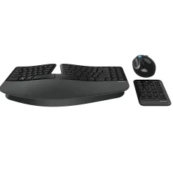 Incase Sculpt Wireless Ergonomic Keyboard and Laser Mouse Combo, Black (L5V-00001)