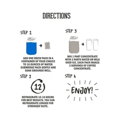 Independence Coffee Co. Jet Fuel Coffee Packet, Dark Roast, 12 oz. (JFX.CBKIT)