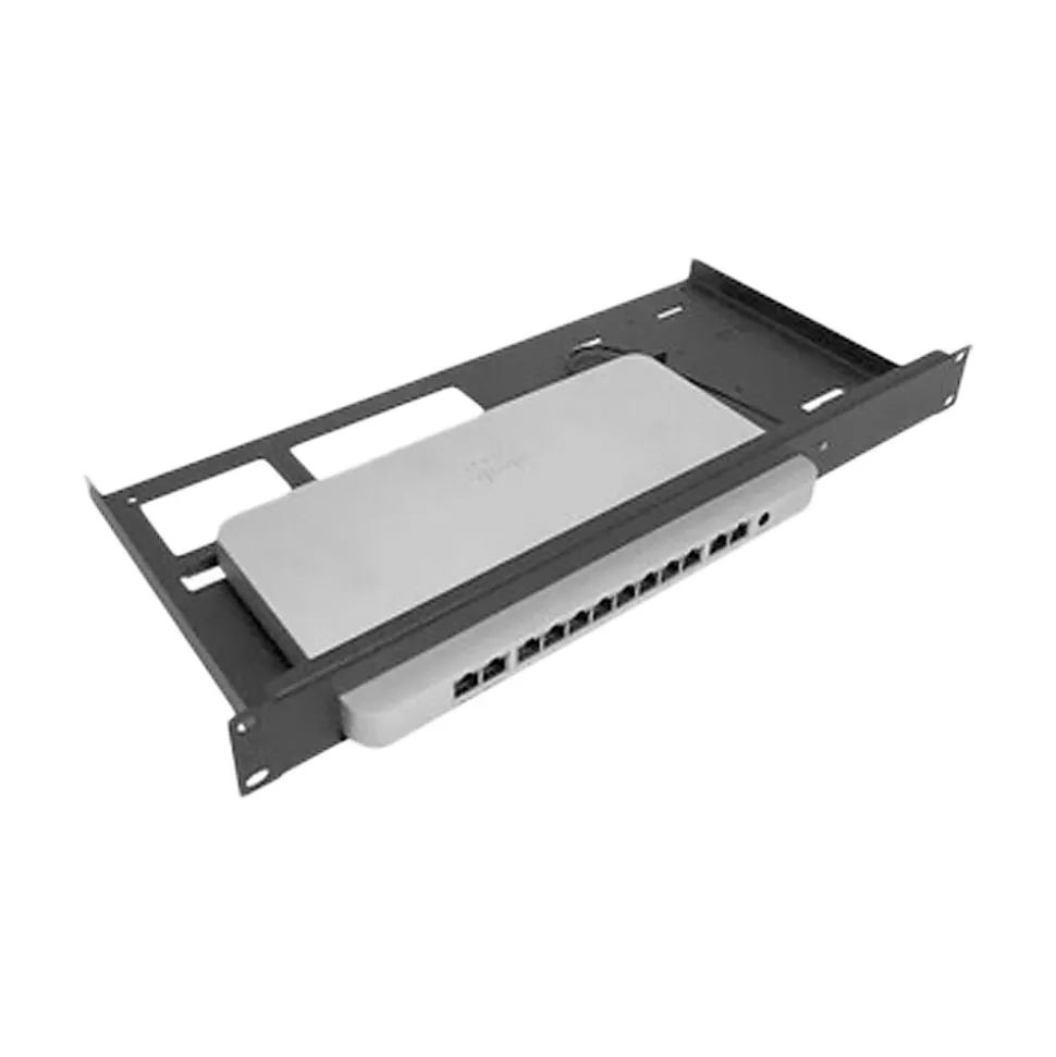 Ingram Traxx Solutions Rack Mount Kit, Black Steel (TRX-1U-M2A)