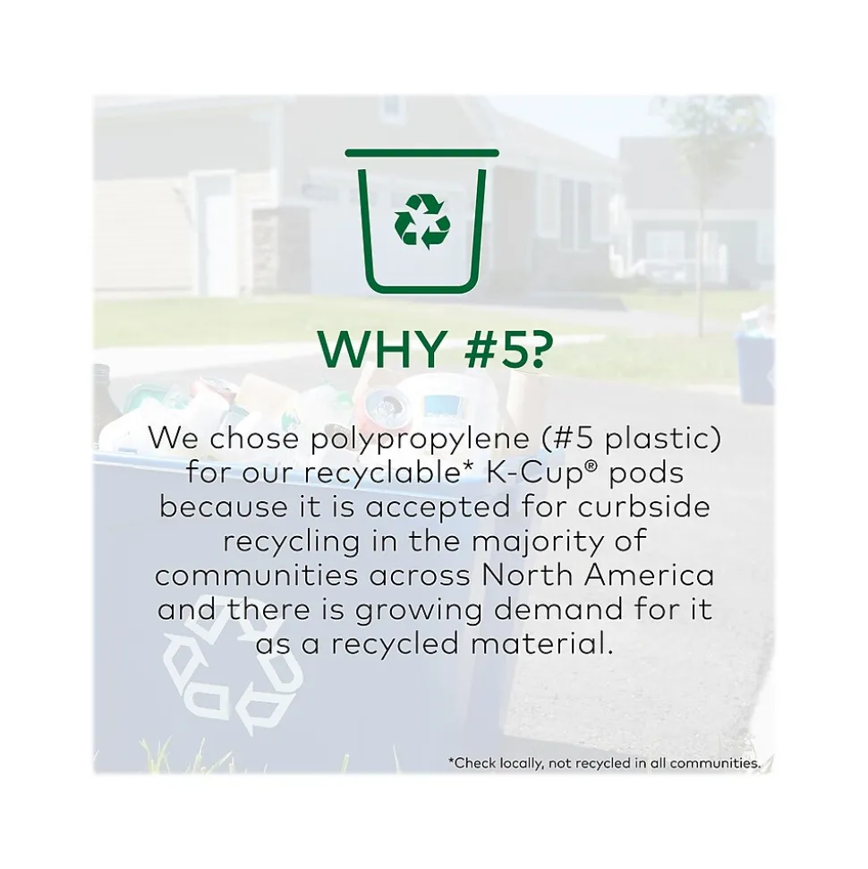 Intelligentsia House Blend Coffee, Keurig K-Cup Pod, Light Roast, 20/Box, 4 Boxes/Carton (5000371868CT)