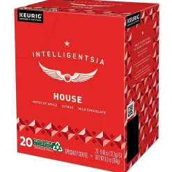 Intelligentsia House Coffee Keurig® K-Cup® Pods, Light Roast, 20/Box (5000371868)