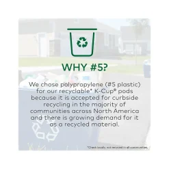 Intelligentsia Organic El Gallo Coffee, Keurig K-Cup Pod, Light Roast, 20/Box, 4 Boxes/Carton (5000371867CT)