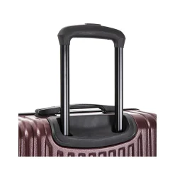 InUSA Drip Hardside Spinner Luggage Set, Wine (IUDRISML-WIN)