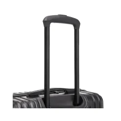 InUSA Drip Hardside Spinner Luggage Set, Black (IUDRISML-BLK)