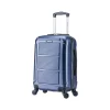 InUSA Pilot 20" Hardside Carry-On Suitcase, 4-Wheeled Spinner, Blue (IUPIL00S-BLU)