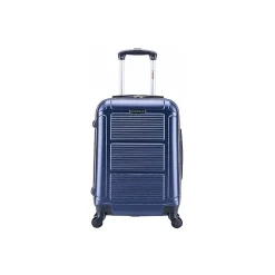 InUSA Pilot 20" Hardside Carry-On Suitcase, 4-Wheeled Spinner, Blue (IUPIL00S-BLU)