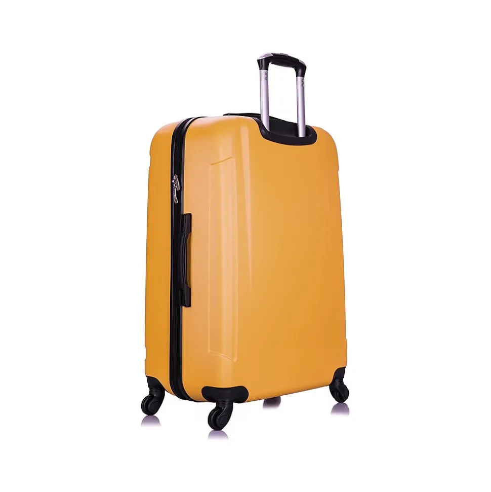 InUSA Pilot 28" Hardside Suitcase, 4-Wheeled Spinner, Mustard (IUPIL00L-MUS)
