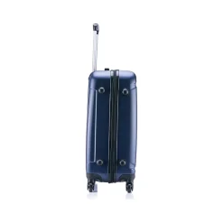 InUSA Pilot 3-Piece Hardside Spinner Luggage Set, Blue (IUPILSML-BLU)